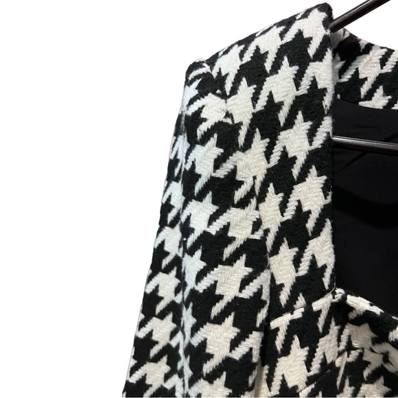 NWT ASSIGNMENT Blair Mini Dress Houndstooth Dress Size M - Picture 10 of 12